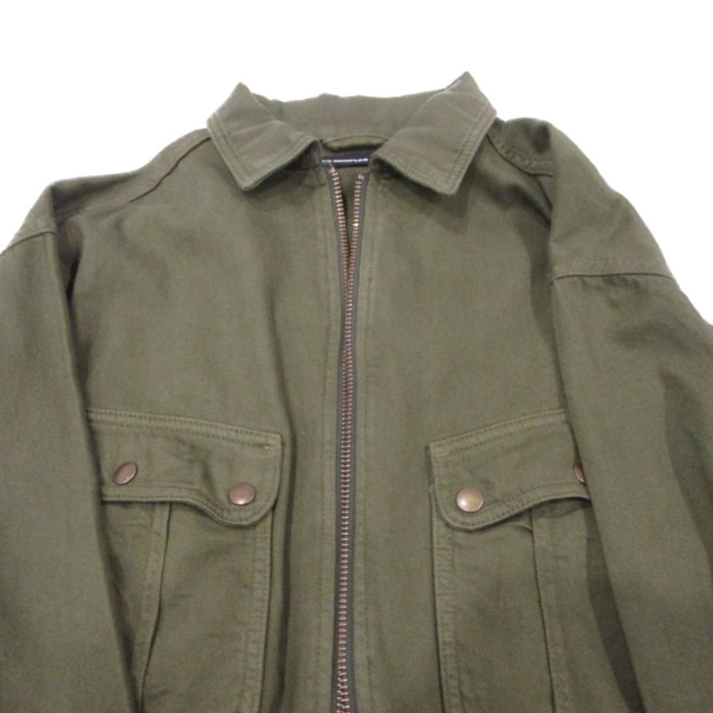 THE KOOPLES GREEN JEAN JACKET